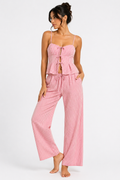 Conjunto de rayas rosas