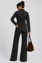 Conjunto vaquero negro