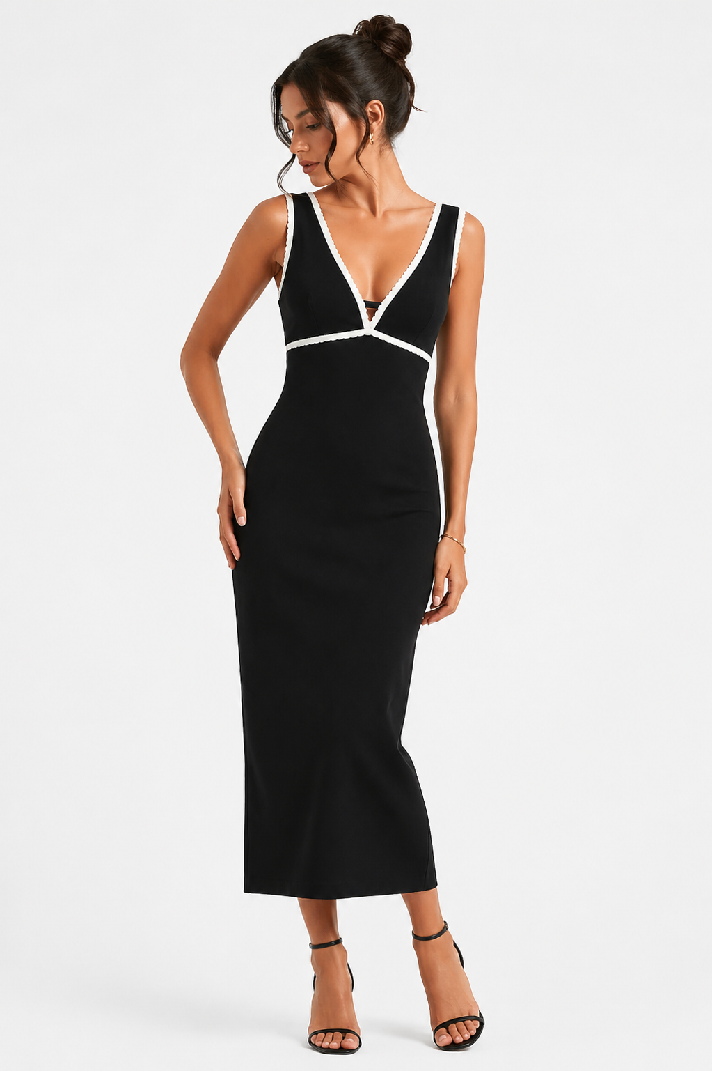 Vestido de playa con corsé