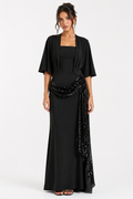 Lentejuelas Vestido Negro