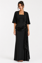 Lentejuelas Vestido Negro