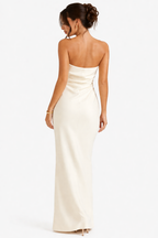 Vestido sin tirantes