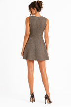 Sexy Sarga Con Mini Vestido