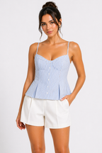 Crop Corset Sin mangas
