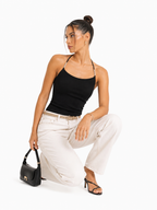 Top Halter Cuello Colgante