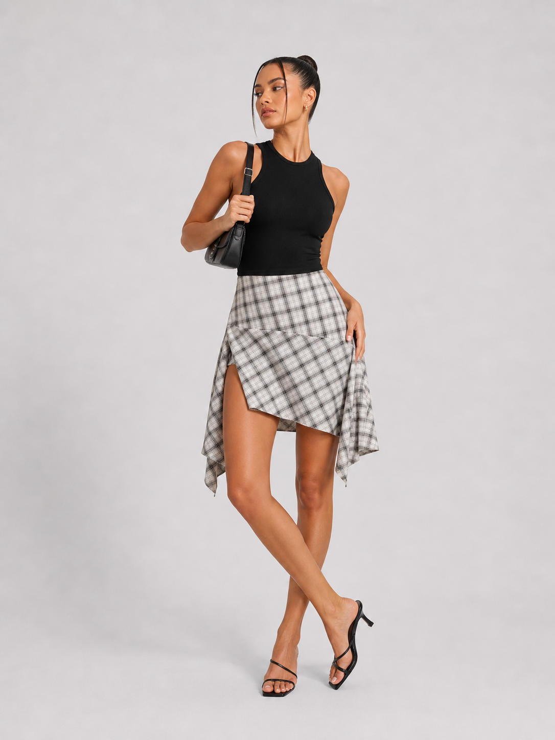 Falda Estampada a Cuadros