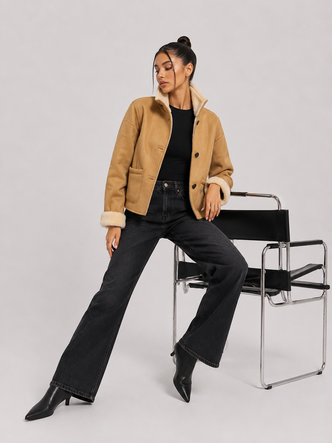 Chaqueta Teddy Fleece