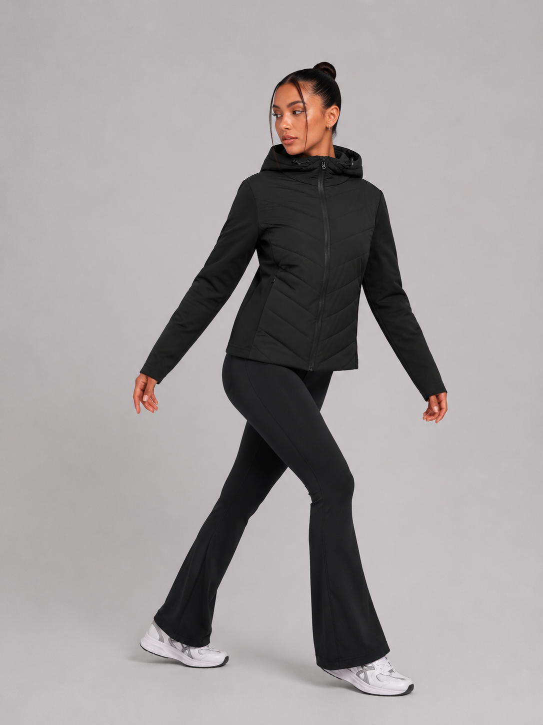 Chaqueta ajustada Cropped Zip