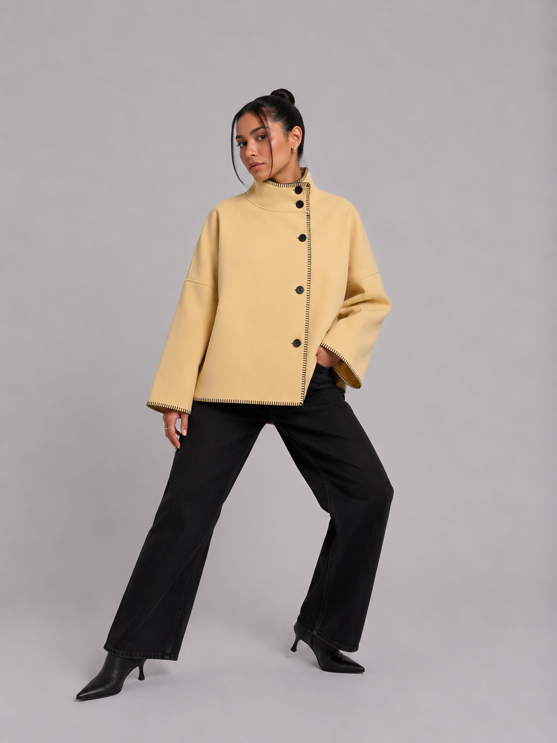 Chaqueta Cuello alto