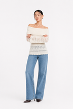 Slash Neck Sweater