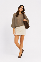 Gold knit jacket