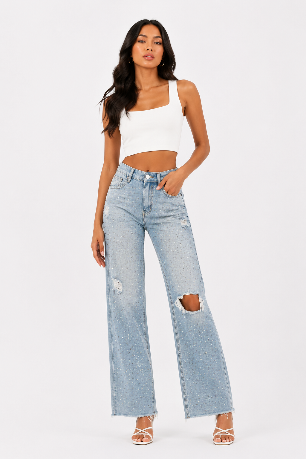Jeans wide leg