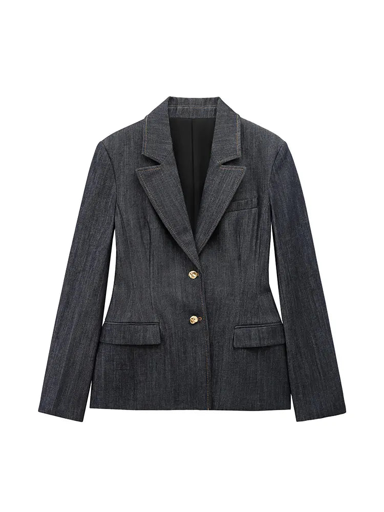 Conjunto blazer vaquero