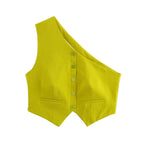 Blusa asimétrica de un hombro