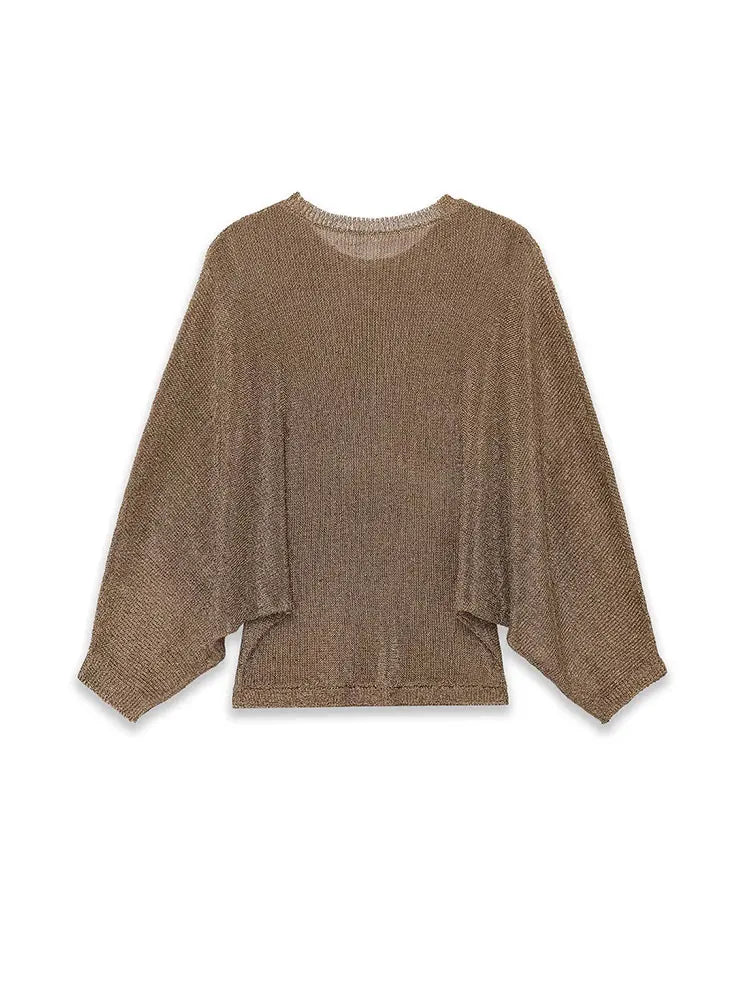 Gold knit jacket
