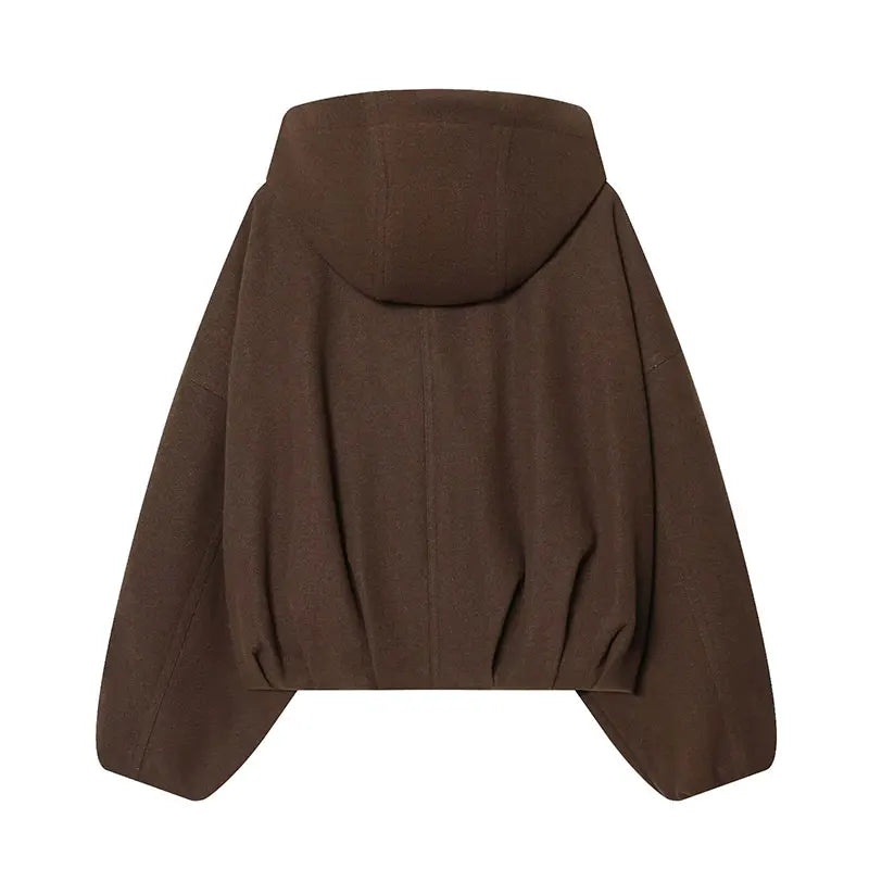 Chaqueta con capucha Y2k