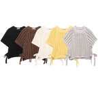 Suéter de mujer de punto corto