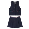 Conjunto con top sin mangas