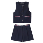 Conjunto con top sin mangas
