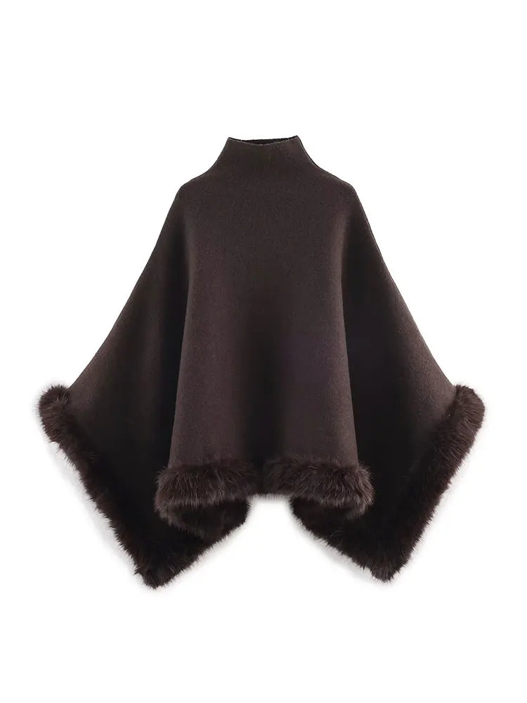 Jerseys de punto suelto de piel