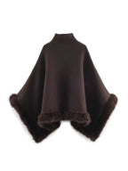 Loose-knit fur sweaters