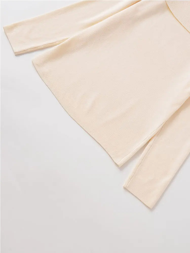 Suéter de punto fuera del hombro