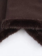 Loose-knit fur sweaters
