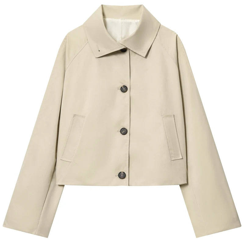 Impermeable Crop Jacket