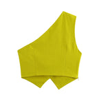 Blusa asimétrica de un hombro
