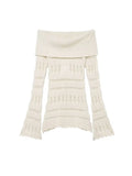 Slash Neck Sweater