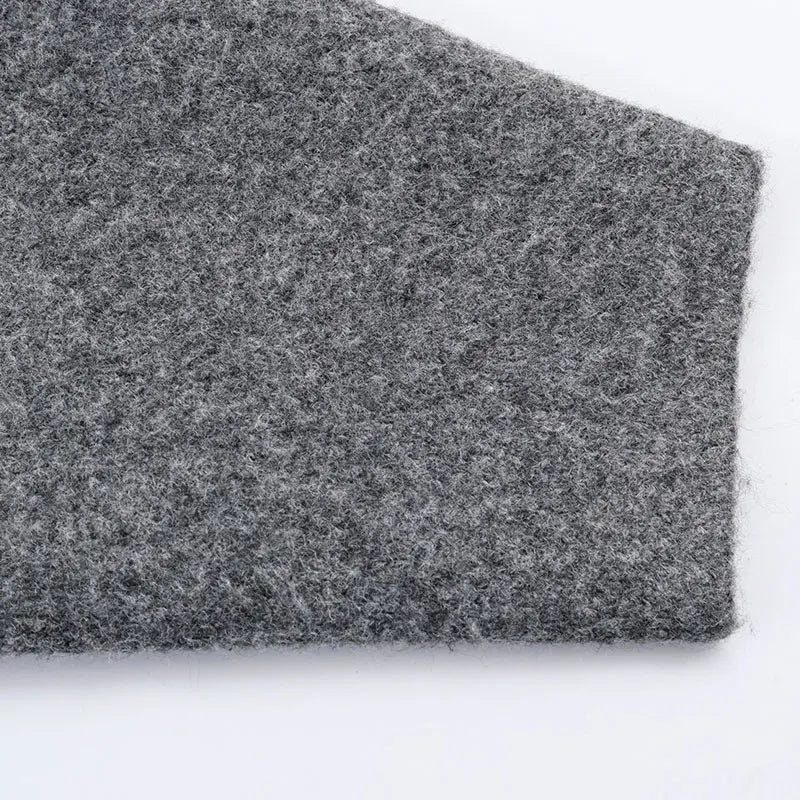 Cárdigan de punto de moda de color liso