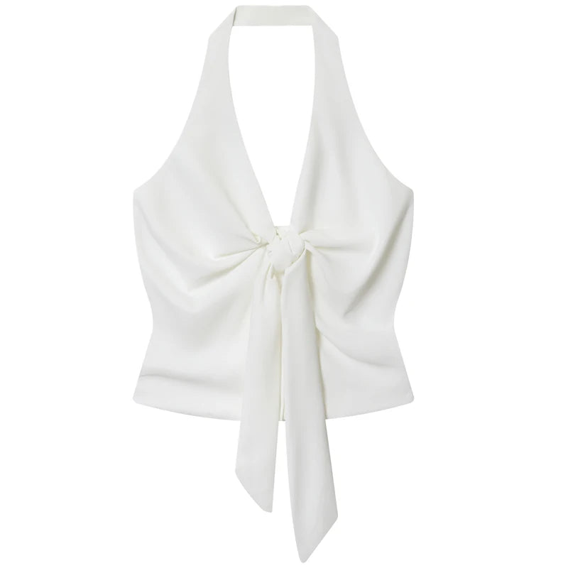 Conjunto Top Halter Blanco