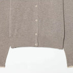 Casual lace-knit cardigan