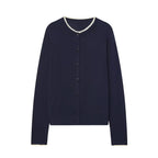 Casual lace-knit cardigan