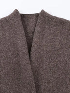 Brown Knitted Jacket