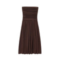 Vestido sin mangas plisado