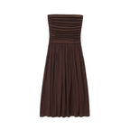Vestido sin mangas plisado
