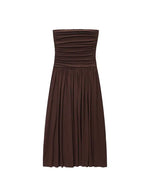Vestido sin mangas plisado