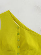 Blusa asimétrica de un hombro