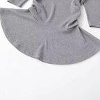 Vestido corto de textura de moda