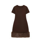 Vestido mini bodycon de punto
