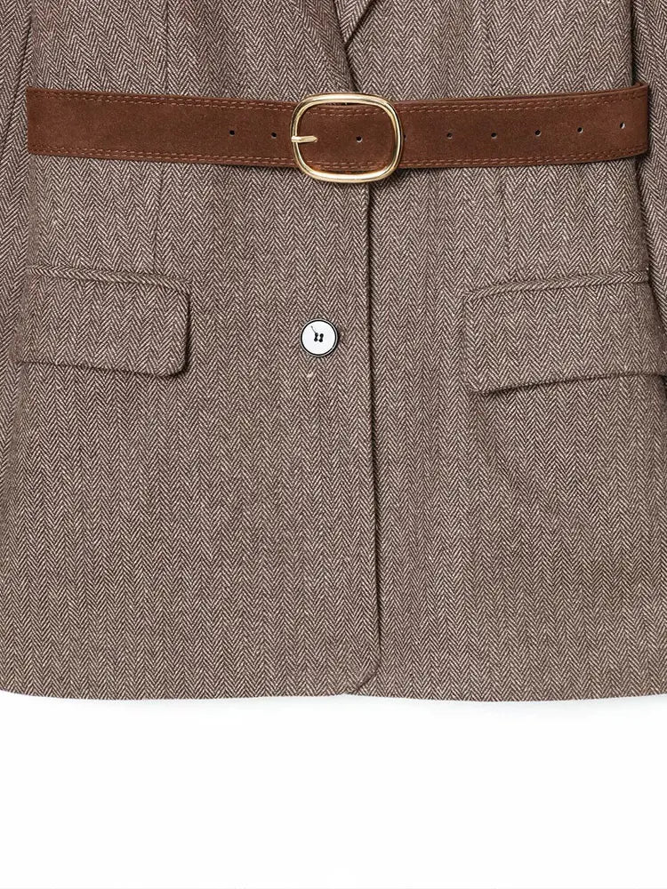 Vintage belted jacket