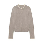 Casual lace-knit cardigan