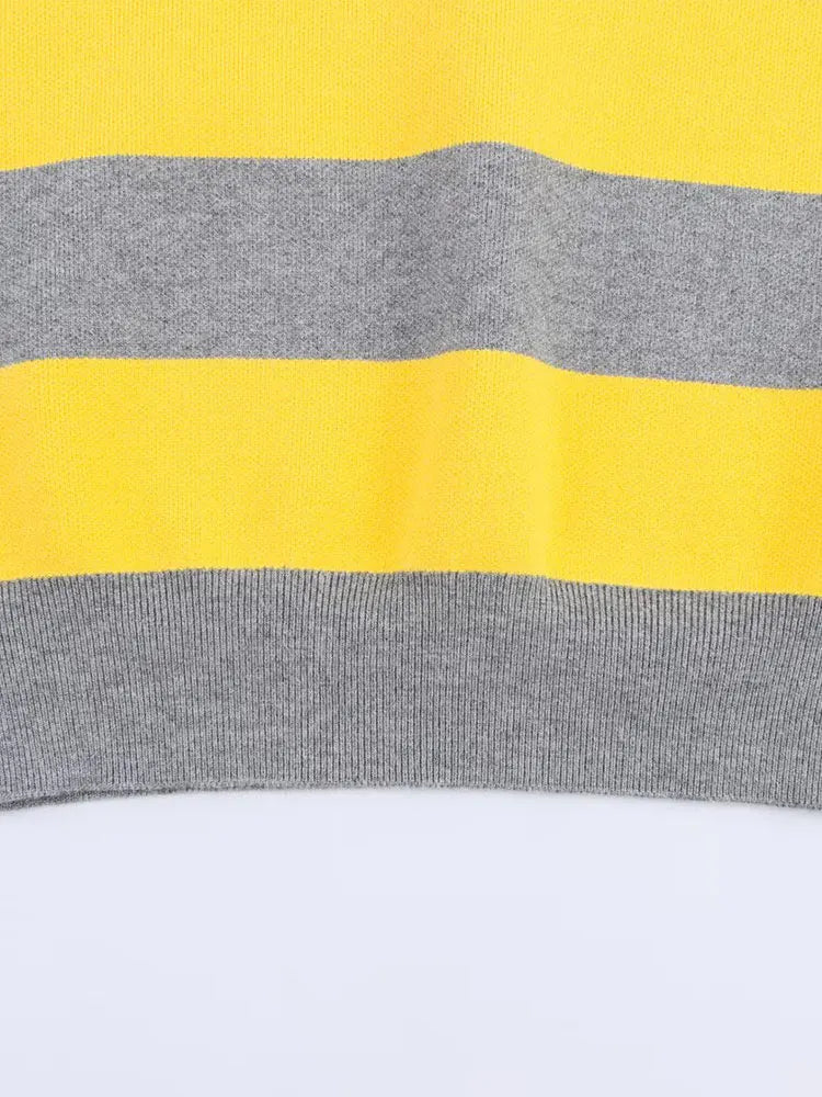 Suéter de punto a rayas