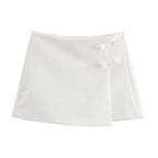 Falda short mini con lazo