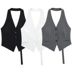 Chaleco Crop Halter