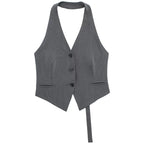 Chaleco Crop Halter