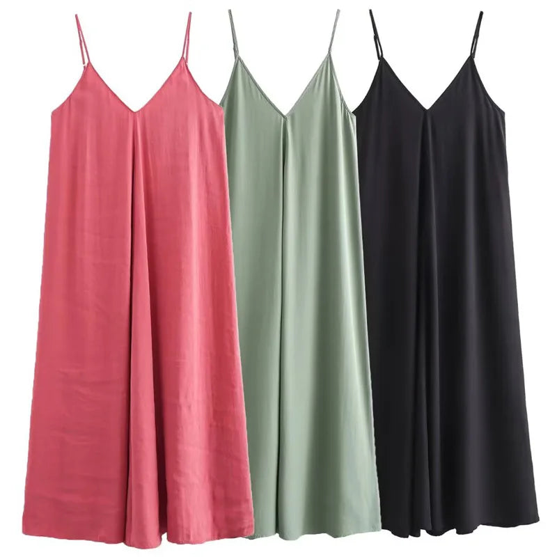 Vestidos largo deslizante