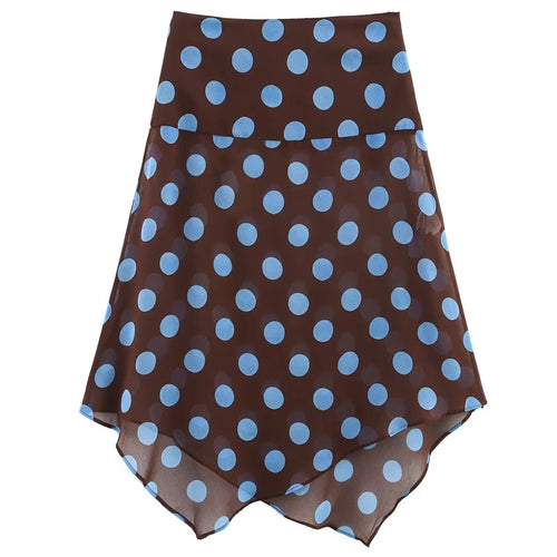 Conjunto de falda de lunares