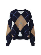 Printed knit jumper